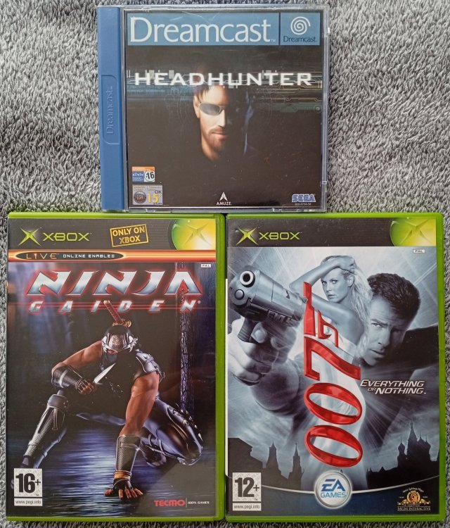 Headhunter, Ninja Gaiden i 007 Everything or Nothing.jpg