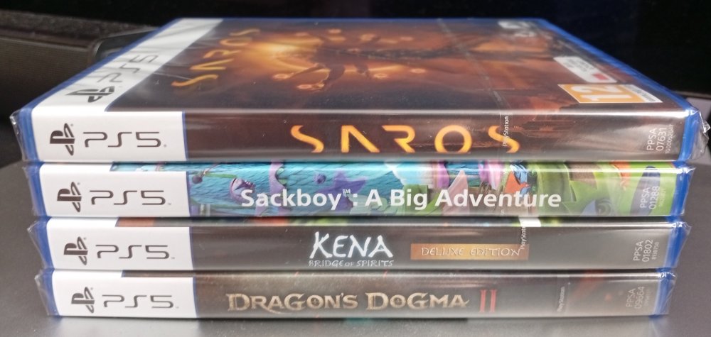 SAROS i reszta, Dragon's Dogma2, KENA i Sackboy GRZBIETY.jpg